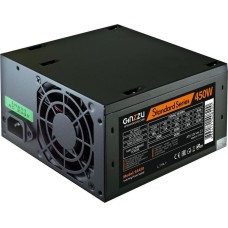 Блок питания GINZZU SA450 ATX, 8cm fan, 20+4pin +4Pin, 2*SATA, 2*IDE Черный