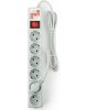 POWERCUBE Сетевой фильтр SPG(5+1)-B-15, 5м, серый
