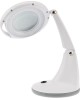 REXANT Лупа настольная 3D с подсветкой 30 SMD LED, ø100мм, белая