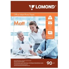 LOMOND Фотобумага 0102131 A4/90г/м2/500л./белый матовое для струйной печати