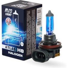 AVS Галогенная лампа ATLAS BOX/5000К/ H8.12V.35W.коробка 1шт