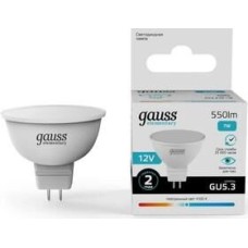 GAUSS Лампа LED GU5.3, софит, 7Вт, 11527, одна шт