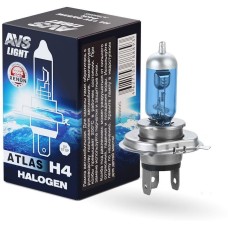 AVS Галогенная лампа ATLAS BOX/5000К/ H4.12V.60/55W.коробка 1шт
