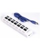 USB-хаб SMARTBUY (SBHA-7307-W) USB 3.0 хаб + выкл., 7 портов, белый