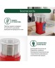 кофемолка MARTA MT-CG2182B красный рубин кофемолка