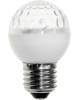 NEON-NIGHT Лампа-строб светодиодная, диаметр 50, E27, 18 LED, 2,5Вт, БЕЛЫЙ, 230В