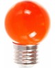 NEON-NIGHT Лампа светодиодная, диаметр 45мм, E27, 5 LED, 2Вт, КРАСНЫЙ, 230В