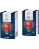 NEON-NIGHT Лампа светодиодная, диаметр 45мм, E27, 5 LED, 2Вт, КРАСНЫЙ, 230В