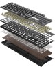 A4TECH Клавиатура Fstyler FS100 Neon, USB, черный