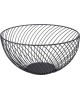 Корзина для фруктов AGNESS 917-118 черная 25,5*25,5*13см