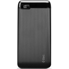 TTEC Внешний аккумулятор PowerSlim LCD 10000 mAh Powerbank with USB-C Input/Output. Цвет: черный