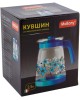 Кувшин MALLONY Кувшин PENTOLA-2500, объем: 2,5 л, из жаропрочного стекла, с пластик ручкой, синий (910118)