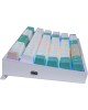Беспроводная гарнитура REDRAGON (71476) Veigar BT/2.4G/пров.,RGB,бело-голубой