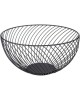 Корзина для фруктов AGNESS 917-118 черная 25,5*25,5*13см