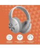 Наушники A4TECH 2Drumtek BH300 1м белый/серый (BH300 GRAYISH WHITE)