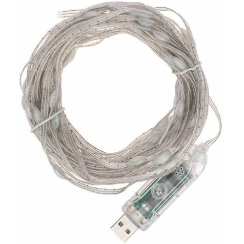 Гирлянда NEON-NIGHT (245-019) Умная гирлянда Роса с крупными каплями 10м 100 LED RGB мягкий прозрачный провод IP20 USB Гирлянда NEON-NIGHT (245-019) Умная гирлянда Роса с крупными каплями 10м 100 LED RGB мягкий прозрачный провод IP20 USB