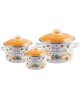 Набор посуды APPETITE 6KB191M Floral kitchen эмал (3 предмета)