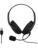 OKLICK Наушники с микрофоном Оклик HS-M400 черный 1.8м накладные оголовье (1532019)