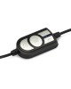 OKLICK Наушники с микрофоном Оклик HS-M400 черный 1.8м накладные оголовье (1532019)