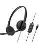 CREATIVE Наушники с микрофоном HS-220 черный 2.4м накладные USB оголовье (51EF1070AA000)