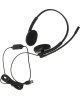 CREATIVE Наушники с микрофоном HS-220 черный 2.4м накладные USB оголовье (51EF1070AA000)