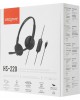 CREATIVE Наушники с микрофоном HS-220 черный 2.4м накладные USB оголовье (51EF1070AA000)