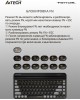A4TECH Клавиатура Fstyler FBK30, USB, Bluetooth/Радиоканал, черный серый [fbk30 blackcurrant]
