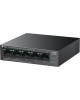 TP-LINK Коммутатор LS105LP (L2) 5x100Мбит/с 4PoE 41W неуправляемый