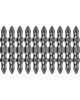 DENZEL Бита двухсторонняя, PH2-PZ2 х 45 мм, сталь S2, 10 шт. 11675