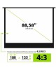 CACTUS Экран FloorExpert CS-PSFLE-180X135, 180х135 см, 4:3, напольный