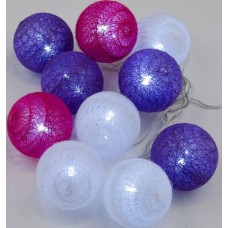Гирлянда UNIEL (UL-00007341) ULD-S0200-010/STB/2AA WHITE IP20 TANGLES-1 Гирлянда светодиодная ?Клубки?, на батарейках 2AA (не в/к), 2м. 10 светодиодов. Белый с