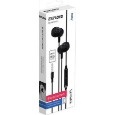 Наушники EXPLOYD (EX-HP-1470) 3.5mm/чёрный/1.2М/Easy