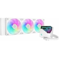 куллеры DEEPCOOL Система водяного охлаждения LT360 ARGB Soc-AM5/AM4/1200/1700/1851 белый 4-pin 38.71dB Al 300W 1856gr Ret (R-LT360-WHAMNC-G-1)