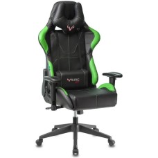 Кресло компьютерное игровое ZOMBIE Кресло игровое VIKING 5 AERO, на колесиках, эко.кожа, зеленый/зеленый [viking 5 aero lgreen]
