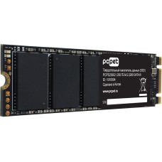 PC PET SSD накопитель PCPS256G1 256ГБ, M.2 2280, SATA III, M.2, oem