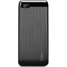 TTEC Внешний аккумулятор PowerSlim LCD 20000 mAh Powerbank With USB-C Input/Output. Цвет: черный