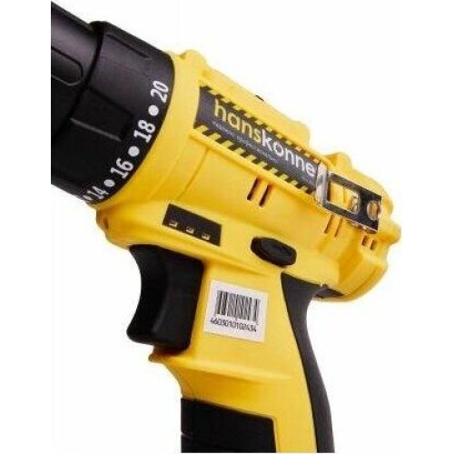 Дрель аккумуляторная HANSKONNER HCD1230R Дрель аккумуляторная Дрель аккумуляторная HANSKONNER HCD1230R Дрель аккумуляторная