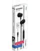 Наушники EXPLOYD (EX-HP-1470) 3.5mm/чёрный/1.2М/Easy
