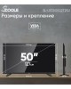 LED-телевизор SCOOLE SL-LED50S02T2SU UHD SMART Безрамочный