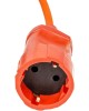 Силовой удлинитель UNIEL (UL-00010793) YX10-101 /UCK-1N/2x1,00/10M/O ORANGE