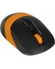 A4TECH Мышь Fstyler FG10S черный/оранжевый оптическая 2000dpi silent беспров. USB для ноутбука 4but (FG10S ORANGE)