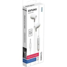 Наушники EXPLOYD (EX-HP-1471) 3.5mm/белый/1.2М/Easy