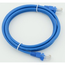 NONAME Патч-корд cat.5E molded 2м синий RJ-45 (m)-RJ-45 (m)