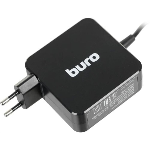 BURO Адаптер питания BUM-CW065, 5 - 20 В, 3.25A, 65Вт, черный [bum-сw065]