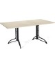 SHEFFILTON Стол SHT-TU20/TT 120/80 МДФ черный муар/ассаль (263574)
