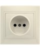 Розетка SMARTBUY (SBE-01i-10-S1-N-c) Венера, 1-местная, бежевый