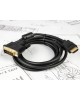 Кабель EXEGATE EX191101RUS Кабель HDMI-DVI EX-CC-HDMIM-DVIM-1.8 (19M/25M, dual link, 2 фильтра, 1,8м, позолоченные контакты)