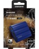SAMSUNG Внешний диск SSD T7 Shield, 1ТБ, синий [mu-pe1t0r/ww]