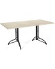 SHEFFILTON Стол SHT-TU20/TT 120/80 МДФ черный муар/ассаль (263574)