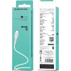 Кабель Type-C BOROFONE (6957531099468) BX16a USB-Type-C 2A 1M белый